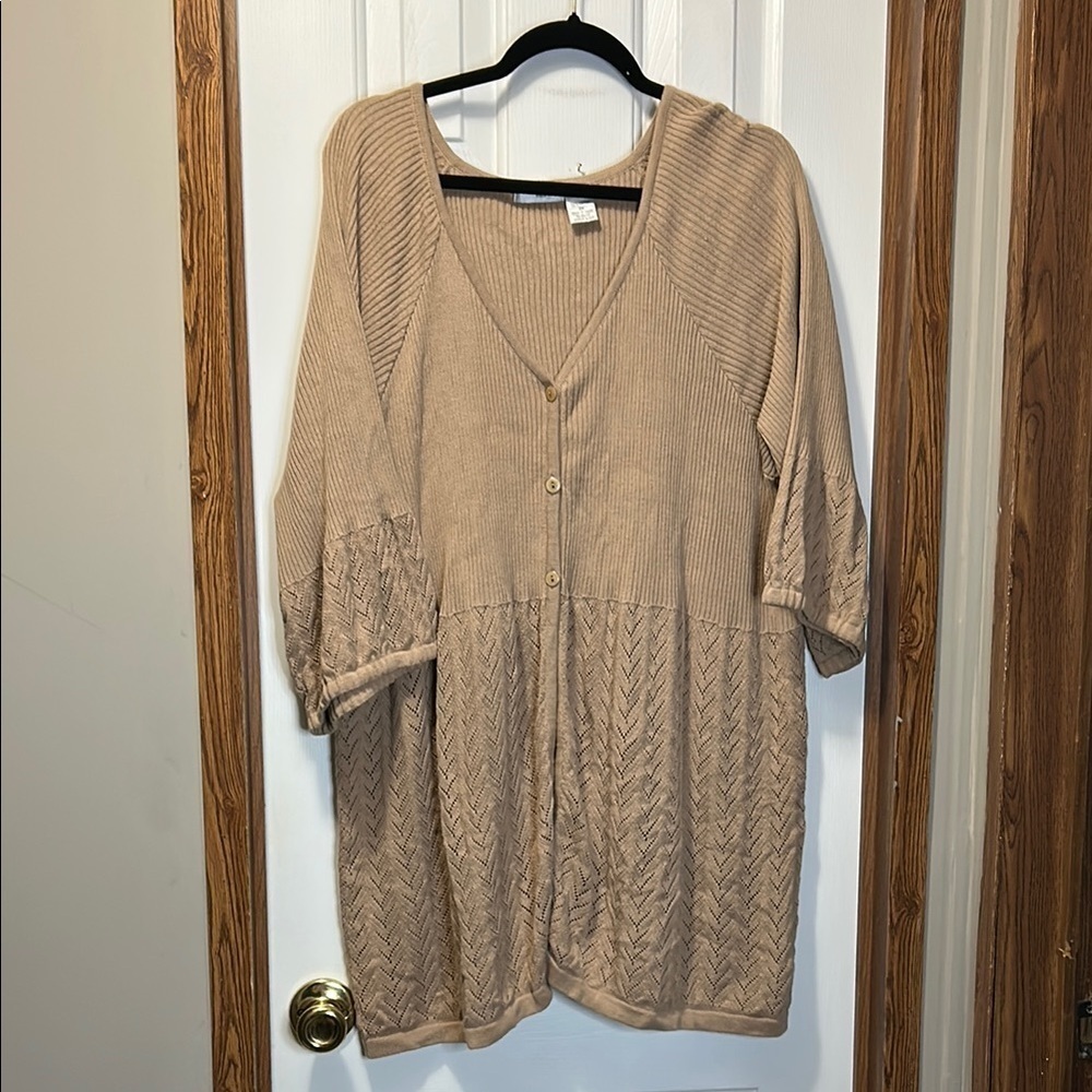Ellos Tan Women's Cardigan Sweater